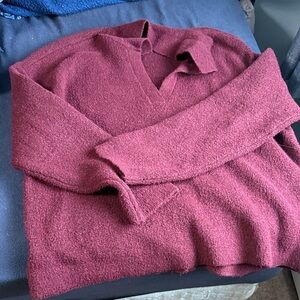 Women's Burgundy Sweater